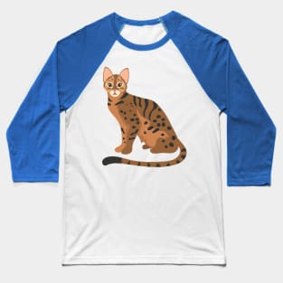 Begal Cat Baseball T-Shirt